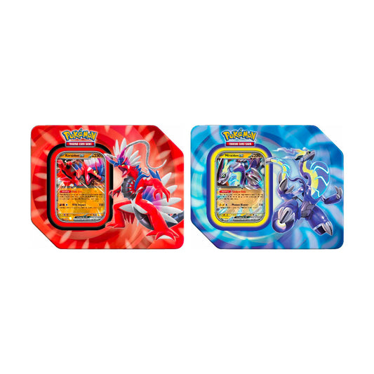 Pokemon Scarlet & Violet Legends Tin Unlock a world of legendary Pokemon cards with the Pokemon Scarlet & Violet Legends Tin. Collect powerful Pokemon cards and battle your way to victory! With amazing art and rare cards, you'll have an extraordinary experience. Who will be the champion?
