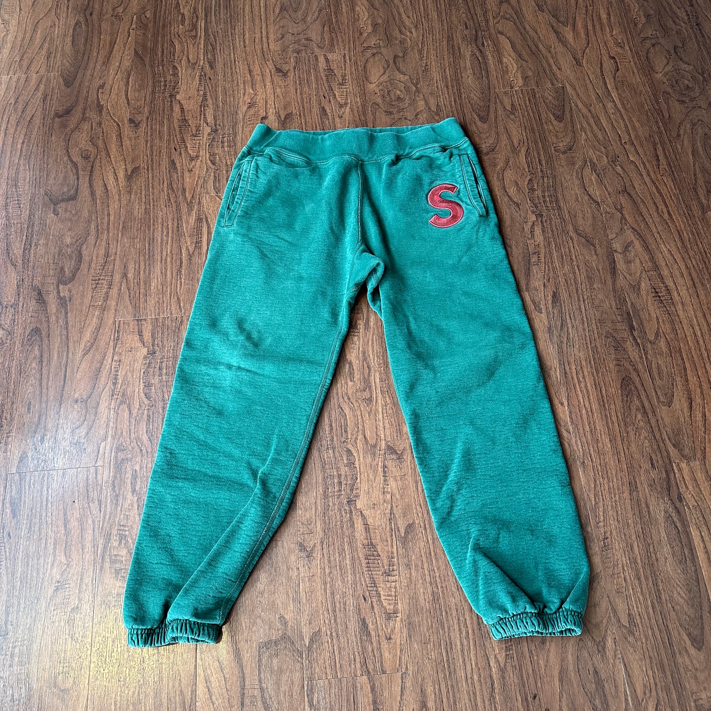 Supreme S Logo Sweatpants Size L (Used)