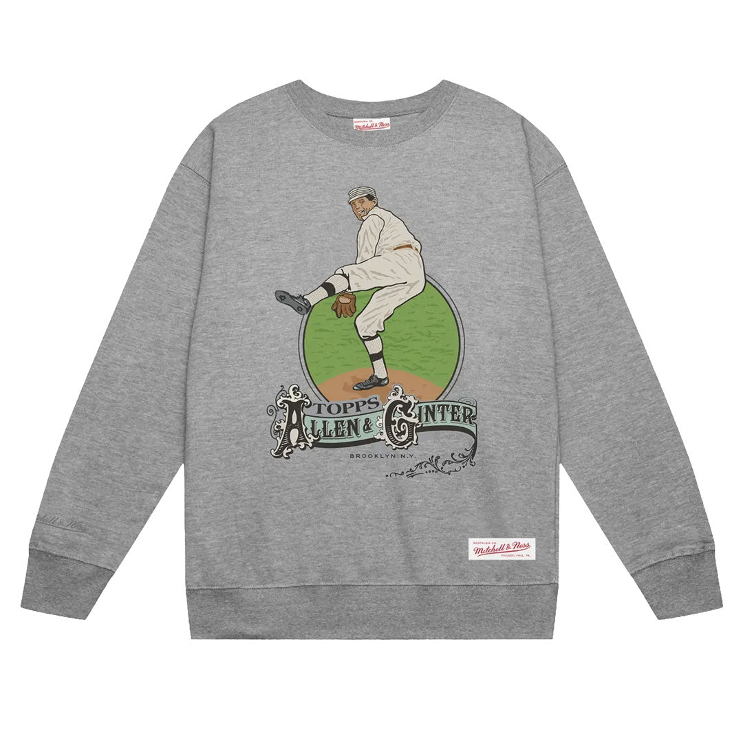 Step back in time with the Topps Allen & Ginter Grey Vintage Pitcher Crew, a must-have for baseball card enthusiasts and vintage sports memorabilia collectors. This distinctive crew celebrates the iconic Allen & Ginter brand, legendary for its classic baseball cards dating back to the 1880s. The grey colorway delivers timeless style that pairs effortlessly with any casual wardrobe, while the vintage pitcher design pays homage to baseball's golden era. Whether you're a dedicated collector, a nostalgi