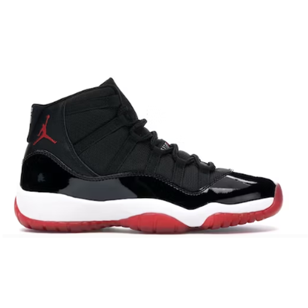 Jordan 11 red youth hotsell