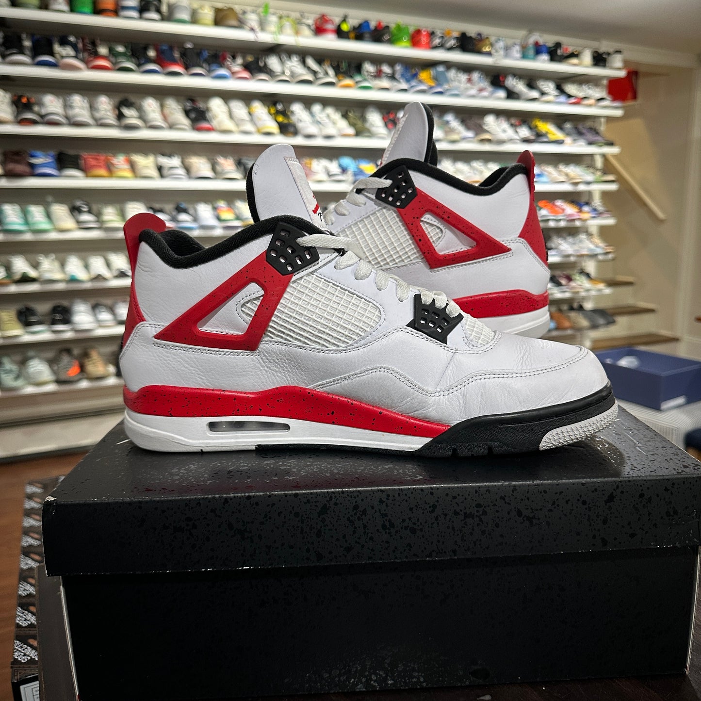 *USED* Jordan 4 Red Cement  (SIZE 13)