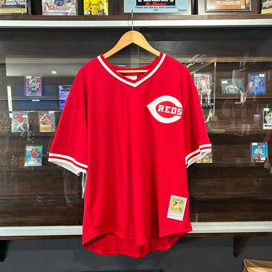Mitchell And Ness MLB Reds Batting Practice Jersey  (Mens)