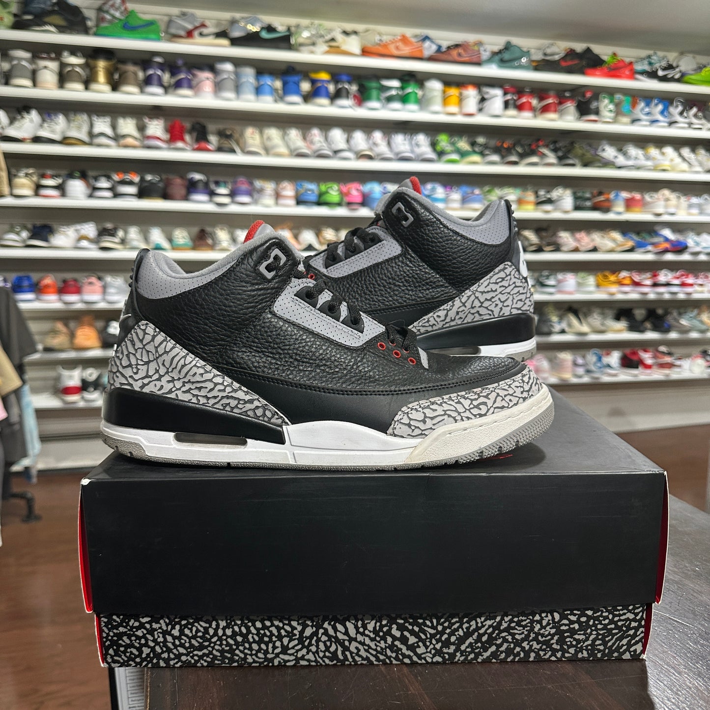 *USED* Air Jordan 3 Black Cement (SIZE 11.5)