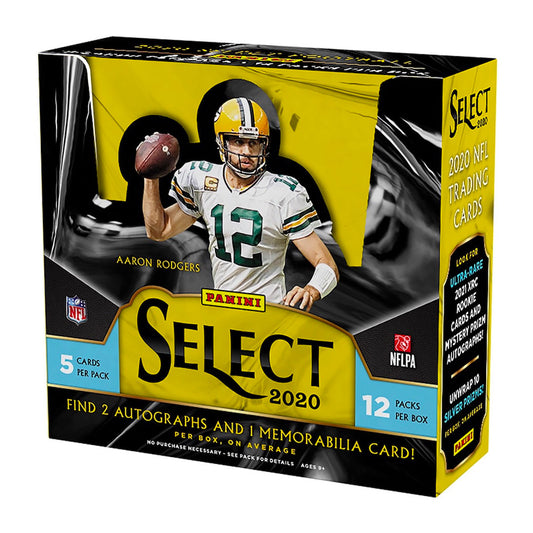 Experience the thrill of collecting with the 2020 Panini Select Football Hobby Box! Packed with premium cards and exclusive features, this box offers an exciting opportunity for dedicated collectors. From rookies to veteran players, this box has it all. Don't miss out on the chance to add this box to your collection!