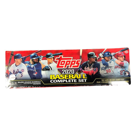 2020 Topps Baseball Factory Set Hobby Edition Elevate your baseball collection with the 2020 Topps Baseball Factory Set Hobby Edition - overflowing with 700 cards featuring the best current and emergent talent of MLB! Feel the excitement of top-tier rookies and win the chase with fresh inserts, all housed in an elegant display box. Go for the grand slam with this limited edition set!