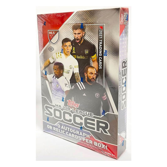 2021 Topps MLS Soccer Hobby Box Discover the highly anticipated 2021 Topps MLS Soccer Hobby Box! Loaded with fresh autographs, unique parallels, and rare inserts, it's the perfect way to kick off the season and add to your collection. Open each box to find an incredible MLS Soccer experience!