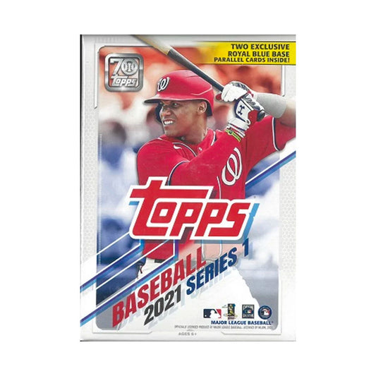 2021 Topps Series One Baseball Blaster Box Unwrap the excitement of 2021 Topps Series One Baseball with a Blaster Box! This box contains 7 packs, and at least one Autograph or Relic Card guaranteed in every Blaster Box! An innovative new season awaits – don’t miss out!