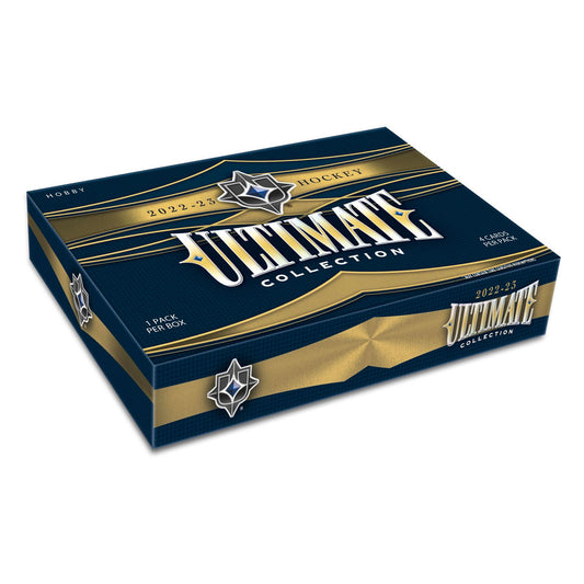 Elevate your hockey card collection with the 2022-23 Upper Deck Ultimate Collection! Featuring the latest and greatest cards from the upcoming season, this hobby box includes premium autographs, game-used memorabilia, and more. Unleash your inner collector and experience the ultimate thrill of the game.