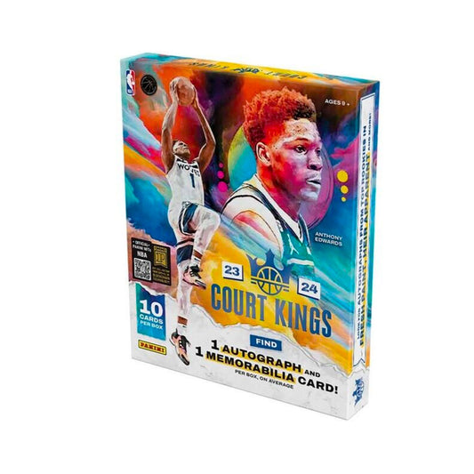 2023-24 Panini Court Kings Basketball Hobby Box <p data-mce-fragment="1">Experience the thrill of the game with the 2023-24 Panini Court Kings Basketball Hobby Box! This must-have collector's item features a unique design, stunning artwork, and top players from the league. Unleash your passion for basketball and add this box to your collection today!</p>