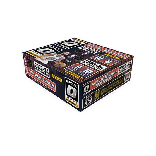 Experience the thrill of the game with the 2023-24 Panini Donruss Optic Fast Break Basketball Box. Featuring exclusive fast break editions of Panini Donruss Optic cards, this box is perfect for any basketball fan. Get ready to break through the competition and add these unique cards to your collection!