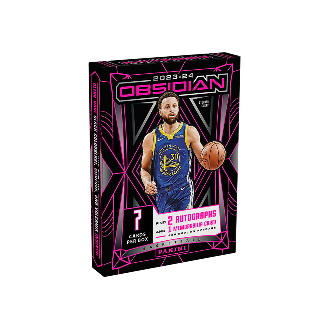 Get ready for the ultimate basketball experience with the 2023-24 Panini Obsidian Basketball Hobby Box! Featuring exclusive packs and stunning designs, this box is sure to delight collectors and fans alike. Don't miss out on the chance to elevate your collection with this highly sought-after product!
