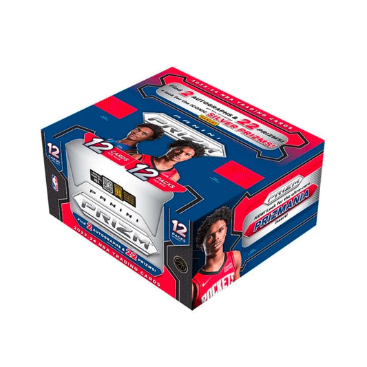 2023-24 Panini Prizm NBA Basketball Hobby Box Experience the excitement of 2023-24 Panini Prizm NBA with this hobby box. Unlock a wide range of features, including rare autographs and inserts, to enhance your collection. Collect the stars of tomorrow now and elevate your passion for basketball to new heights!
