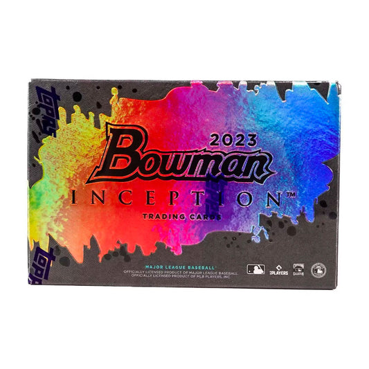 Discover the future stars of baseball with the 2023 Bowman Inception Baseball Hobby Box! This highly sought-after box contains top prospects and autographs, making it the perfect addition to any collector's collection. Don't miss out on the excitement and thrill of opening a box of potential baseball greatness!