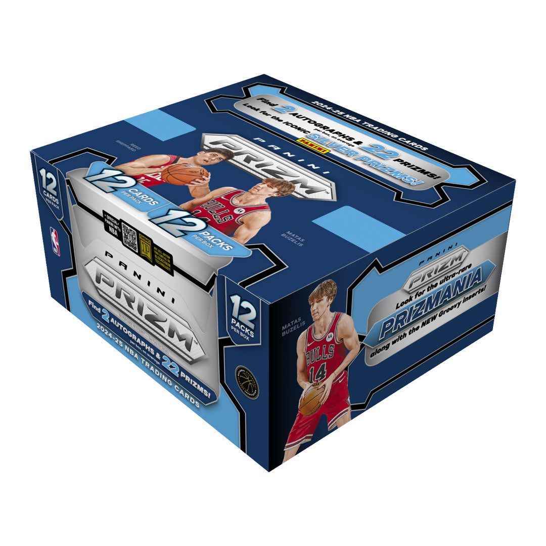 Get ready to revolutionize your basketball card collection with the 2024-25 Panini Prizm Basketball Hobby Box! Featuring stunning design and rare cards, you'll experience an electrifying rush every time you open a pack. Upgrade your collection and elevate your game with this must-have box!