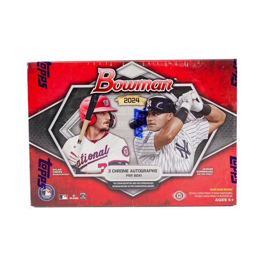 Experience the excitement of 2024 Bowman Baseball HTA Choice Box! With premium cards featuring top prospects, this box is a must-have for any collector. Don't miss your chance to own these highly sought-after cards. Start your collection today!