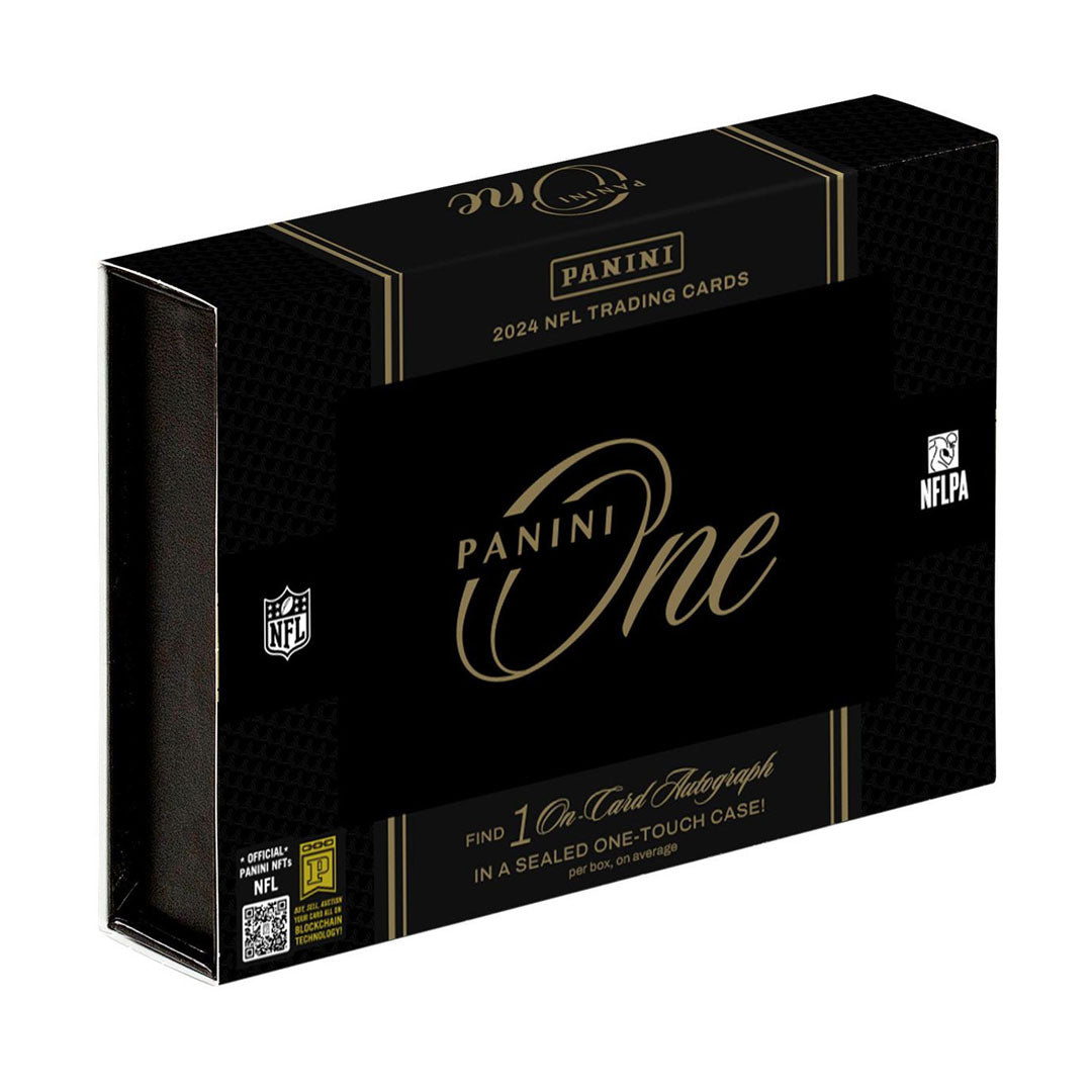 Unlock the thrill of the 2024 football season with the Panini One Football Hobby Box. This exclusive box offers a premium collection of rookie cards and autographs, giving collectors a chance to discover future stars and valuable memorabilia. Perfect for passionate fans and serious collectors, each box delivers high-quality cards with eye-catching designs and rare inserts. Elevate your collection and experience the excitement of football’s rising talent with every pack opened.