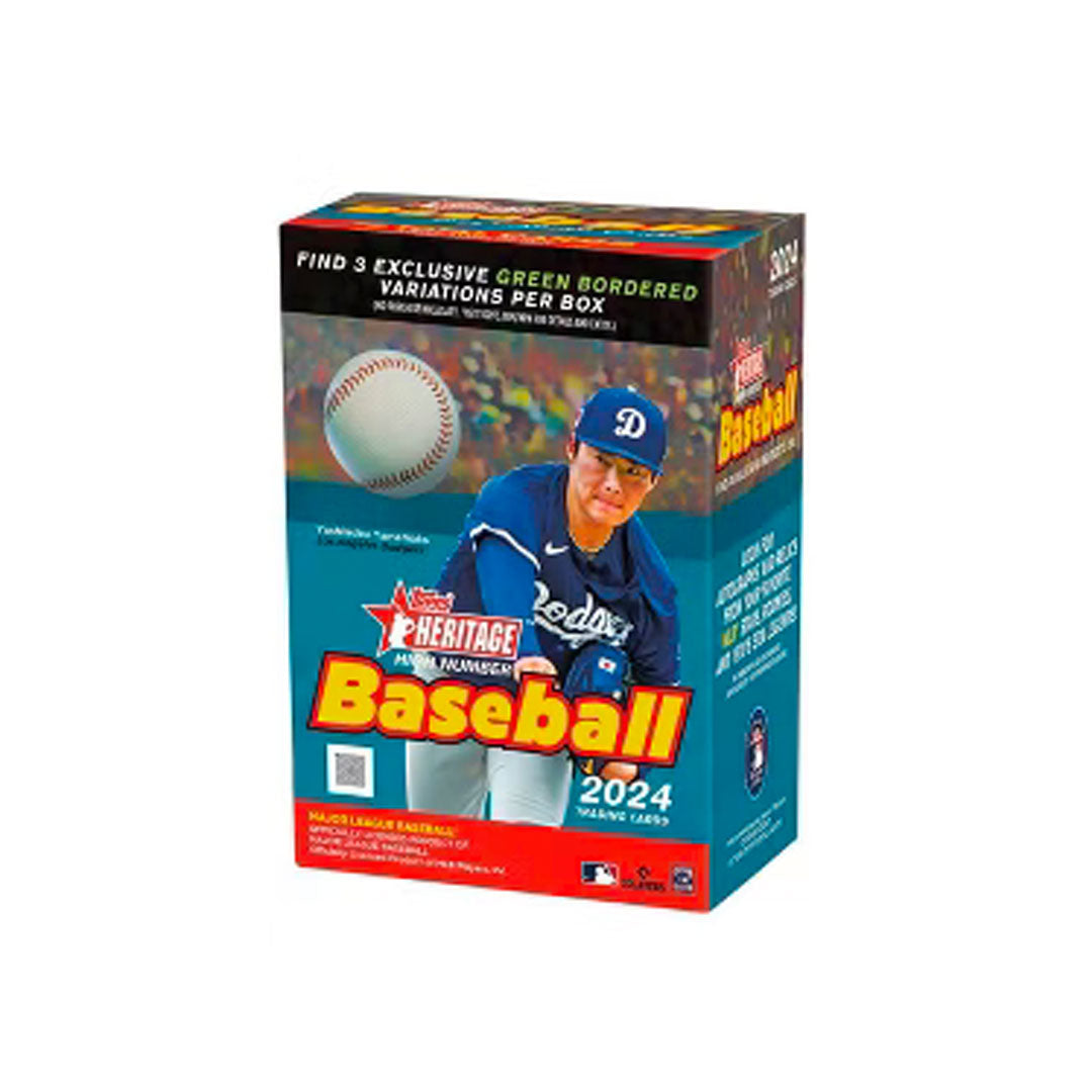 Discover the thrill of the game with the 2024 Topps Heritage High Number Baseball Blaster Box! Packed with exclusive cards, this box is a must-have for any collector. Don't miss out on the potential benefits of rare cards and the excitement of opening a new pack. Order yours today and elevate your collection to new heights!
