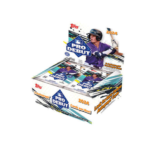 Get ready for the ultimate baseball card collecting experience with the 2024 Topps Pro Debut Baseball Jumbo Hobby Box! This box offers an impressive selection of cards from the top players of the year, allowing you to build your collection with ease. With high-quality cards and a sleek design, this hobby box is a must-have for any baseball fan.