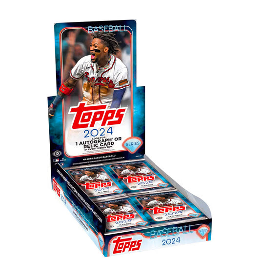 2024 Topps Series One Baseball Hobby Box Experience the thrill of collecting with the 2024 Topps Series One Baseball Hobby Box! With an exciting lineup of rookie cards and exclusive inserts, this box is a must-have for any baseball fan. Don't miss out on the chance to own a piece of the future of the game.