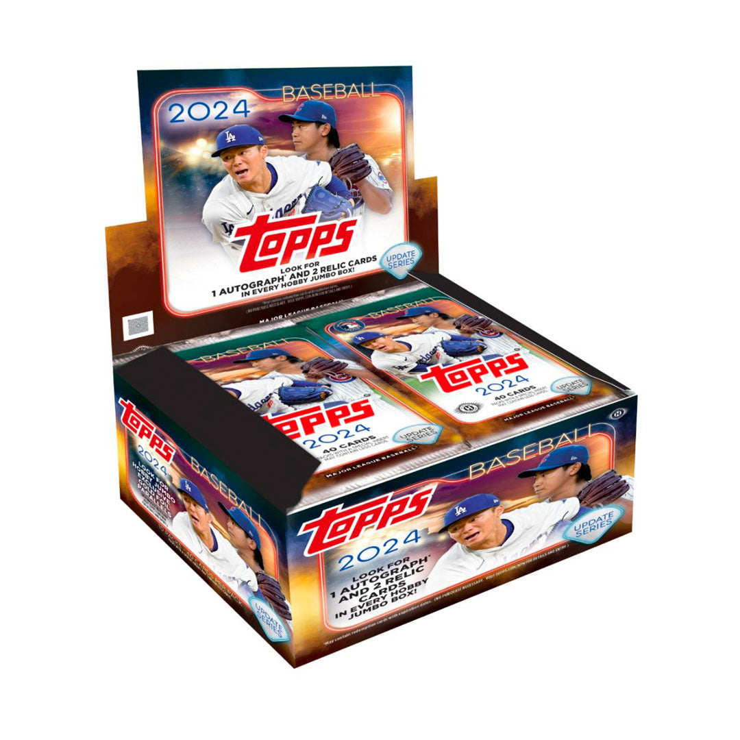 This 2024 Topps Update Series Baseball Hobby Jumbo Box is perfect for avid collectors looking to add to their collection. With updated and exclusive cards, this box offers a unique opportunity to own top quality baseball memorabilia. With a professional tone of voice, you can rely on our industry expertise and factual statements to confidently assert the benefits of this product.