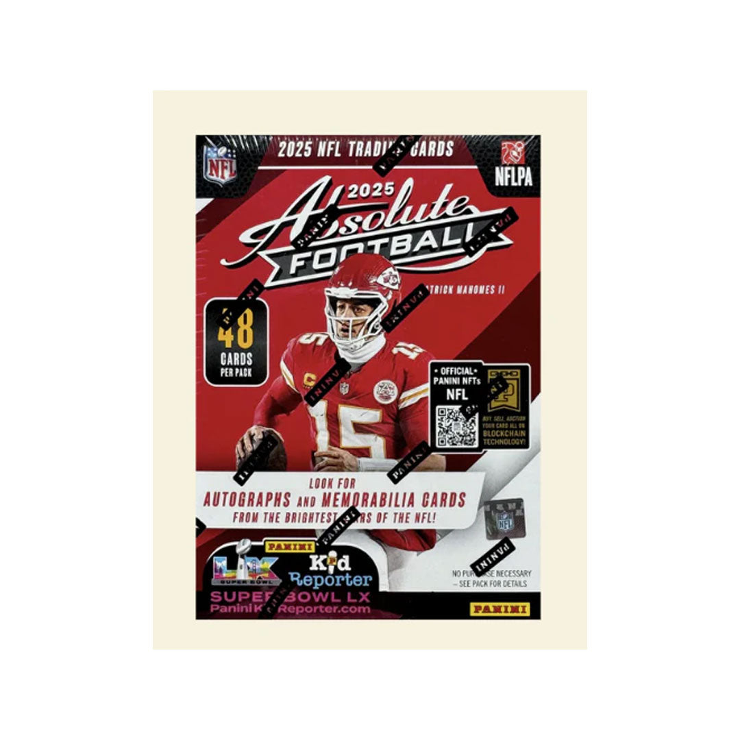 Unlock the thrill of collecting with the 2025 Panini Absolute Football Hobby Blaster Box. Each box delivers premium trading cards featuring today's biggest NFL stars and rising talents. With multiple packs packed inside, you'll discover autographs, memorabilia cards, and exclusive parallels that elevate your collection. Perfect for seasoned collectors and newcomers alike, this blaster box offers exceptional value and the chance to land game-changing hits. Don't miss your opportunity to own a piece of footba