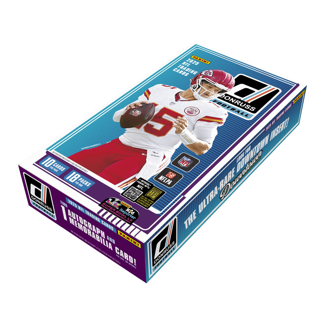 Experience the thrill of the game with the 2025 Panini Donruss Football Hobby Box. Packed with exclusive cards featuring top rookies and stars, this box offers a unique chance to uncover rare parallels and inserts that collectors crave. Perfect for passionate fans and serious collectors alike, each box promises exciting hits that can enhance any collection and bring the excitement of football right to your fingertips. Don’t miss out on the opportunity to own a piece of football history with this must-have h