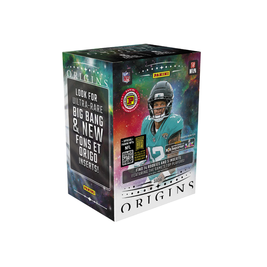 Elevate your collection with the 2025 Panini Origins Football International Blaster Box. Featuring a wide array of rookie cards, parallels, and exclusive inserts, this box offers a unique opportunity to discover the stars of tomorrow. Perfect for both seasoned collectors and new enthusiasts, it delivers excitement and value, making every pack an adventure. Secure yours today and connect with the future legends of football.