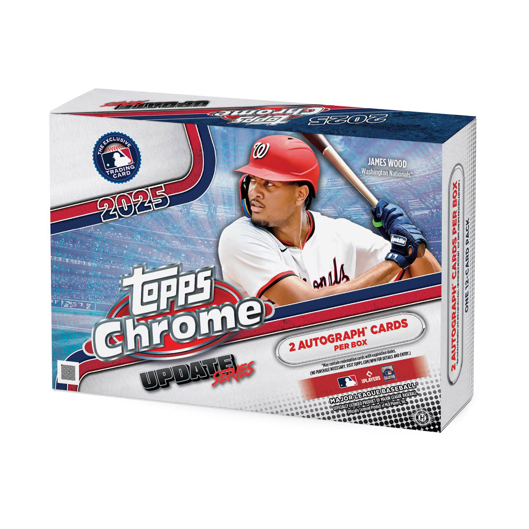 Unlock the thrill of premium baseball card collecting with the 2025 Topps Chrome Update Baseball Breakers Delight Box. This exclusive release delivers cutting-edge chrome technology and stunning visual designs that capture the essence of today's baseball superstars. Perfect for serious collectors and breakers alike, each box contains carefully curated packs loaded with potential hits, rare parallels, and coveted rookie cards. Whether you're building a championship collection or seeking that elusive autograp