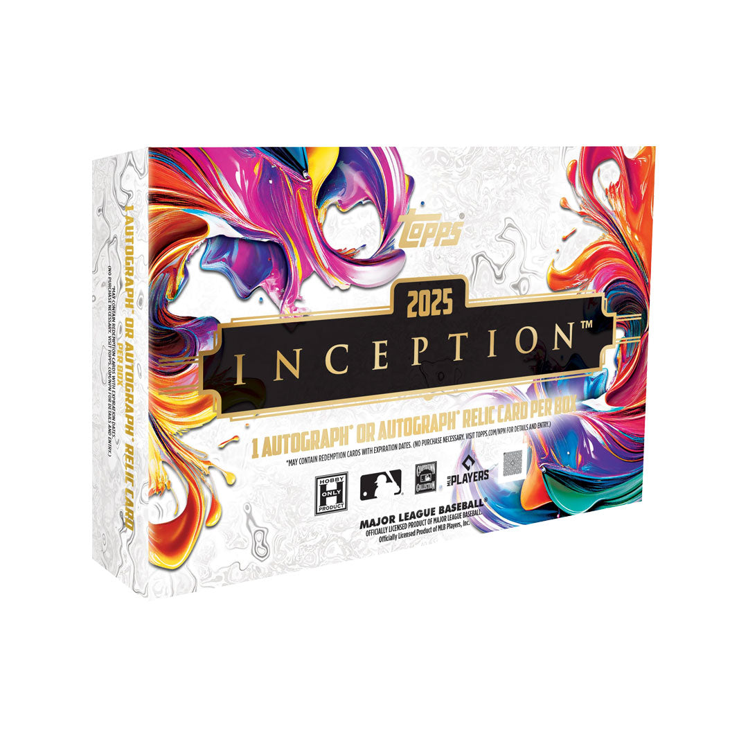Experience the premium collecting experience with the 2025 Topps Inception Baseball Hobby Box. This high-end product delivers limited print runs and exclusive autograph and memorabilia cards from today's top baseball stars and promising rookies. Each box contains carefully curated packs designed for serious collectors seeking rare, valuable hits. Perfect for building an elite collection or finding that chase card you've been hunting for.