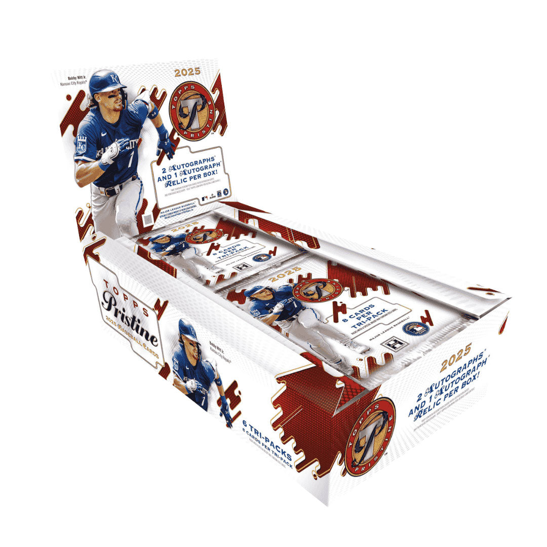 Experience the pinnacle of baseball card collecting with the 2025 Topps Pristine Baseball Hobby Box. This premium release delivers pristine autographs, rare memorabilia cards, and exclusive rookie content from the sport's biggest stars. Each box contains meticulously curated packs designed for serious collectors seeking investment-grade cards with exceptional clarity and centering. Whether you're building a championship collection or hunting for that signature pull, Topps Pristine offers unmatched quality a