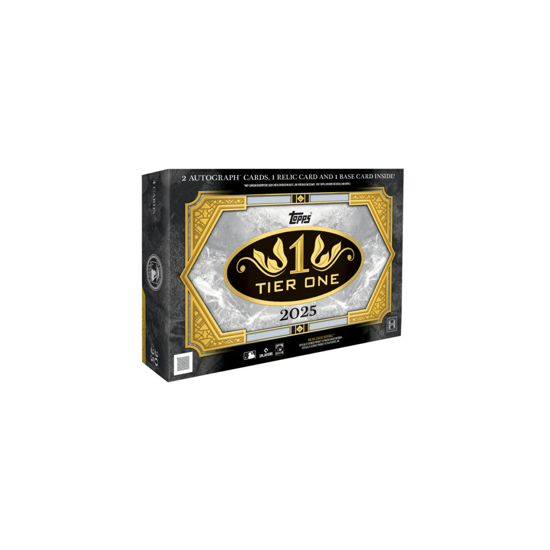 Discover the thrill of the 2025 Topps Tier One Baseball Hobby Box, packed with exclusive rookie cards, autographs, and high-value memorabilia. Each box offers a premium collecting experience with limited edition inserts and chase-worthy hits that elevate your collection. Perfect for dedicated fans and seasoned collectors looking to add rare gems to their lineup. Don’t miss your chance to own a piece of baseball history and uncover valuable cards that could be the highlight of your collection. Get your hobby