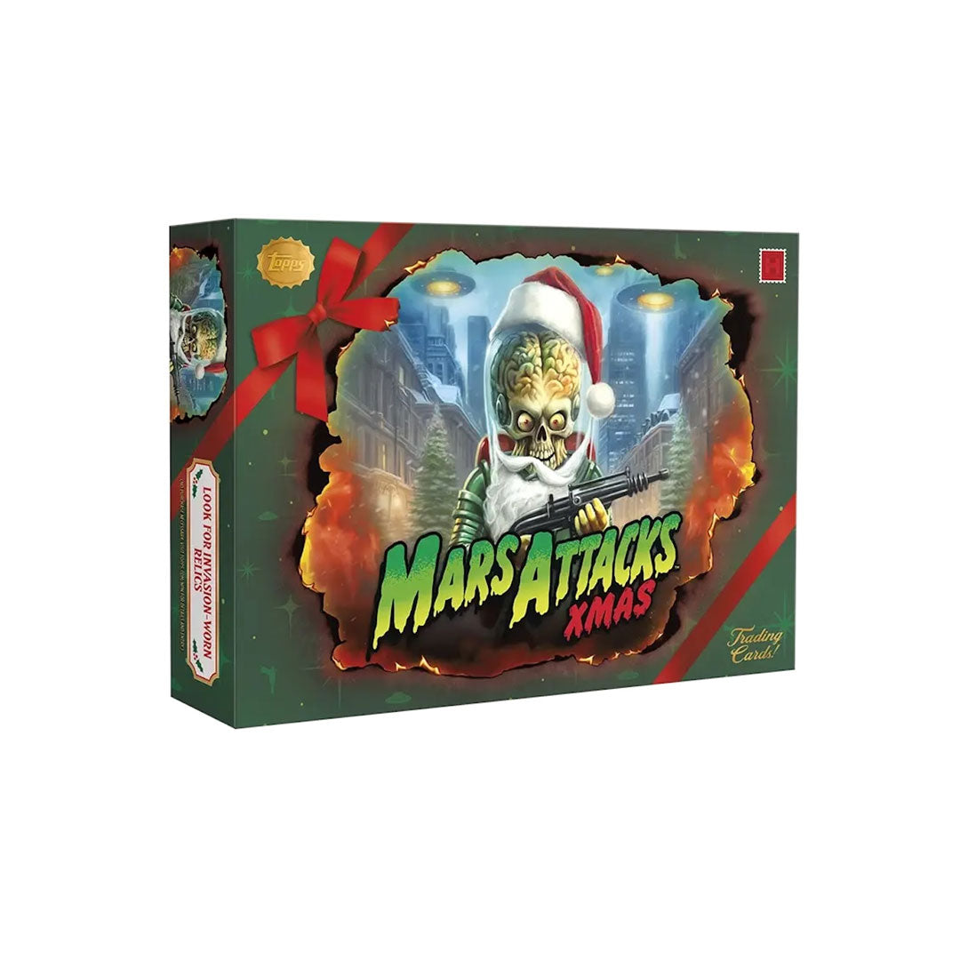 Dive into the 2026 Topps Attacks Christmas Hobby Box and experience premium trading card excitement this holiday season. Each box delivers an exclusive collection of sought-after cards featuring your favorite athletes and rare inserts. Perfect for collectors and enthusiasts alike, this limited-edition release combines the thrill of the hunt with festive appeal. Build your collection with high-quality cards, chase those elusive parallels, and enjoy the premium unboxing experience that defines hobby collectin