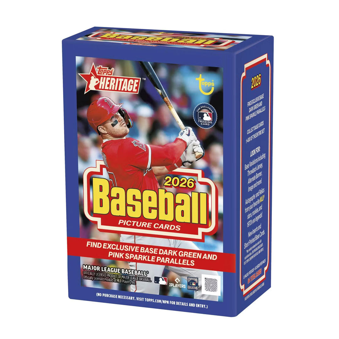 2026 Topps Heritage Baseball Blaster Box