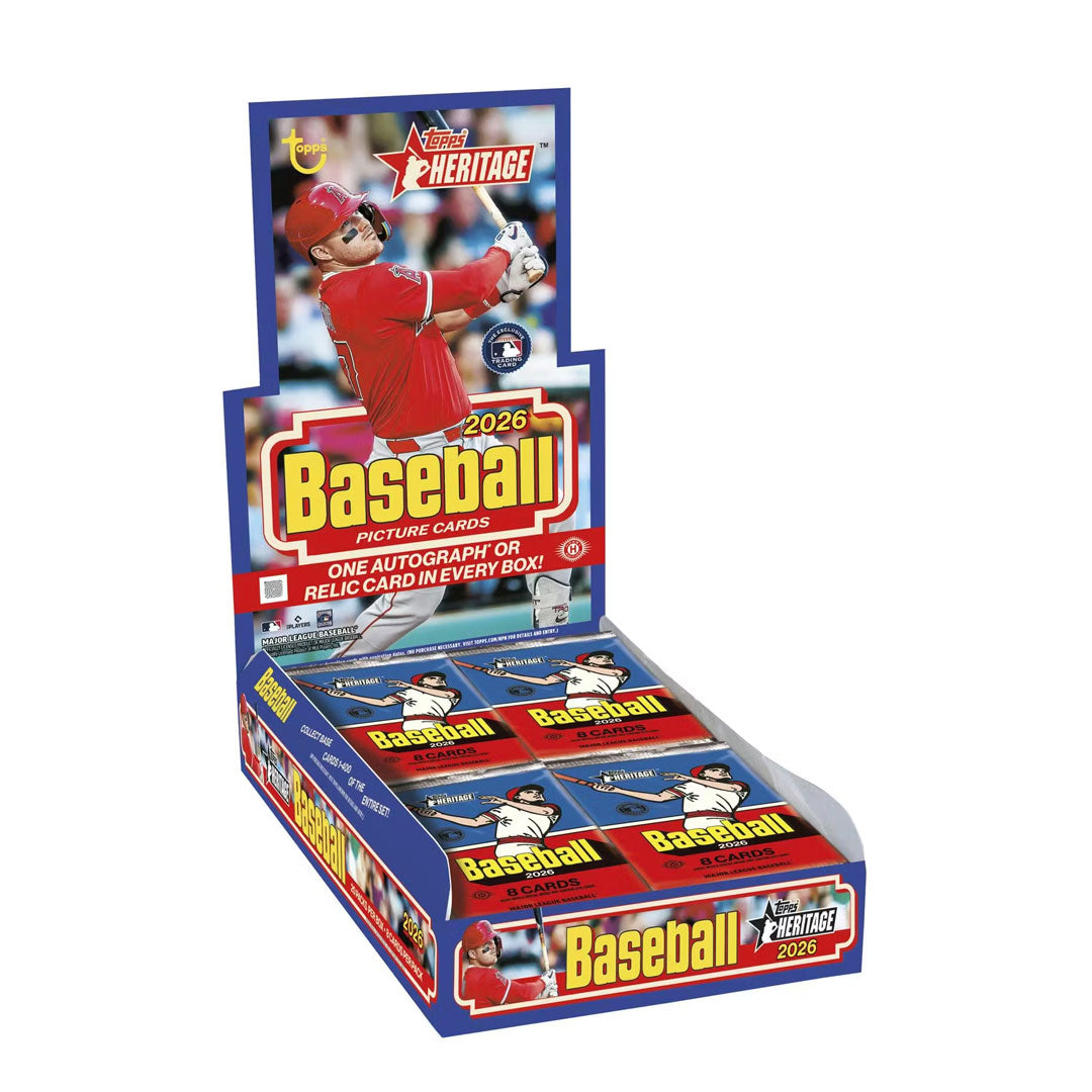 2026 Topps Heritage Baseball Hobby Box