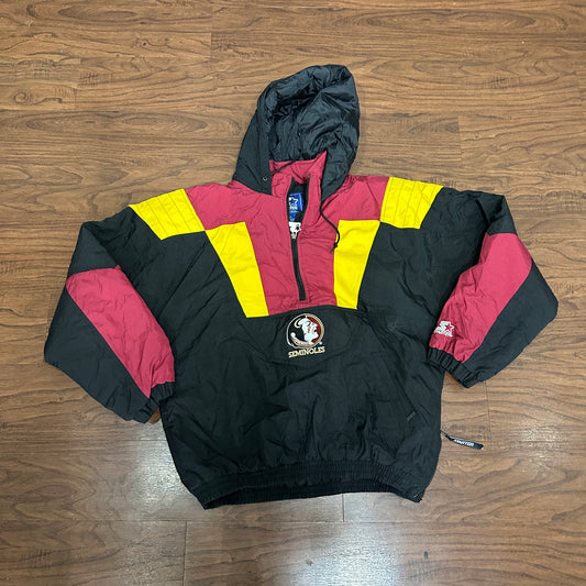 *Vintage* Florida State Sentinoles Starter Jacket (X-LARGE)