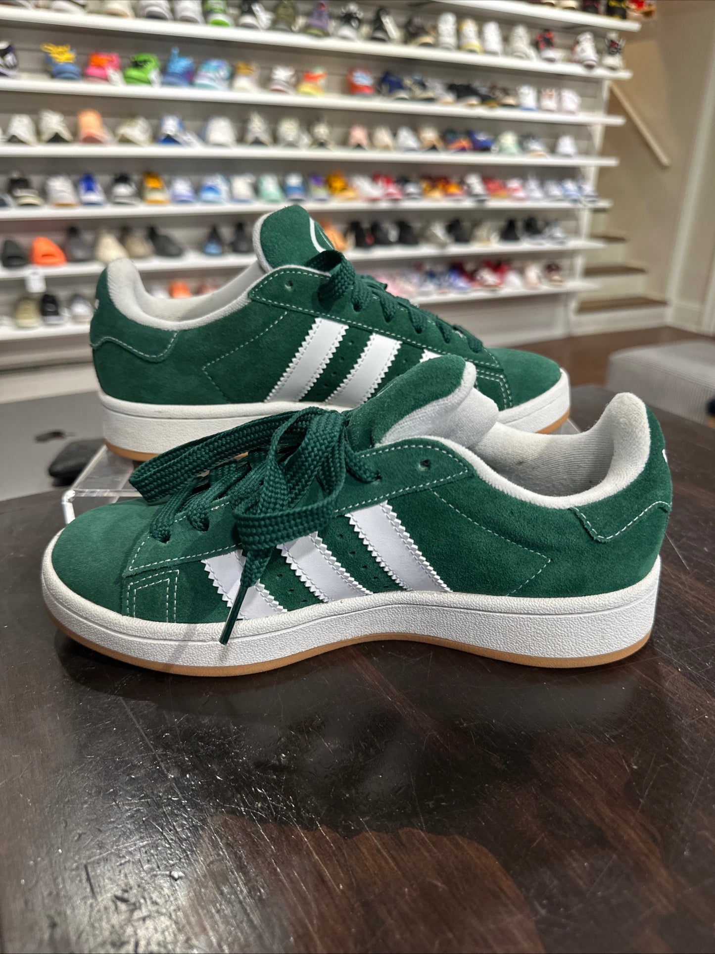 *USED* Adidas Campus 00 Green Gum (Size 5Y)