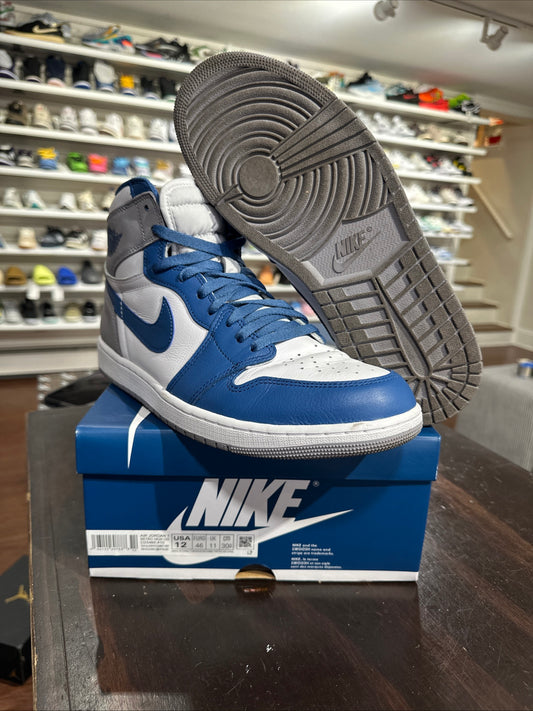 *USED* Jordan 1 High True Blue ( Size 12 )