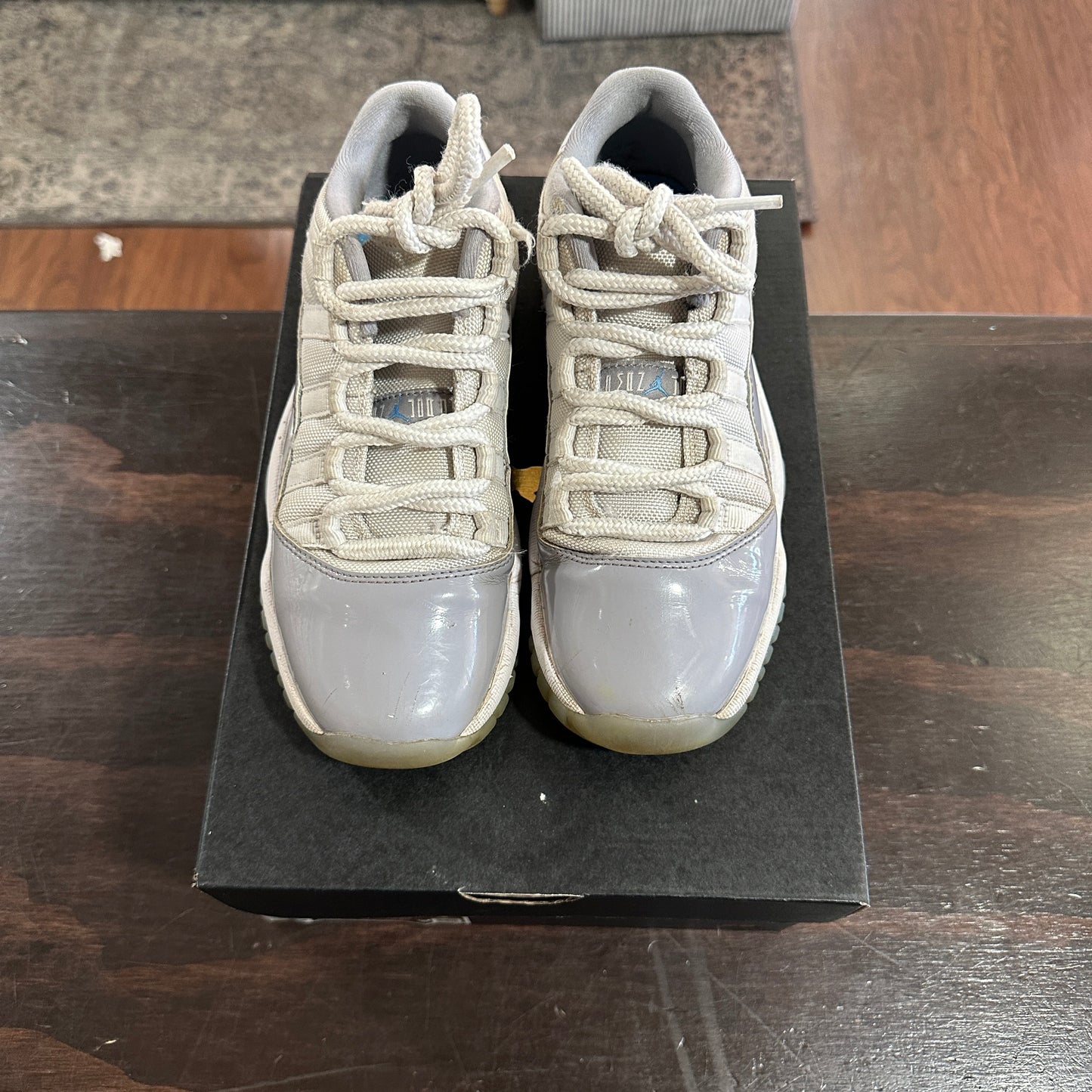 *USED* Air Jordan 11 Low Cement Grey (Size 5Y)
