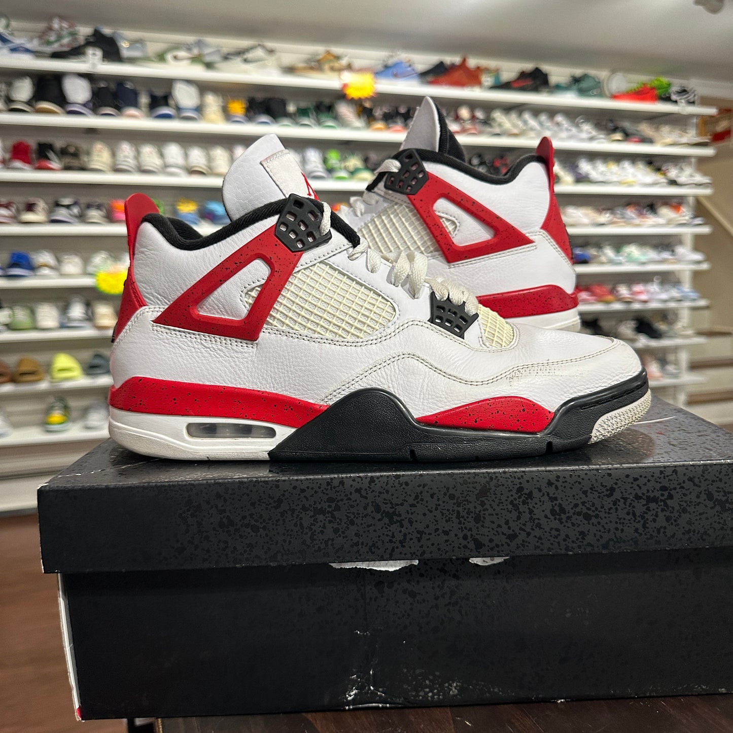 *USED* Jordan 4 Red Cement (size 11)