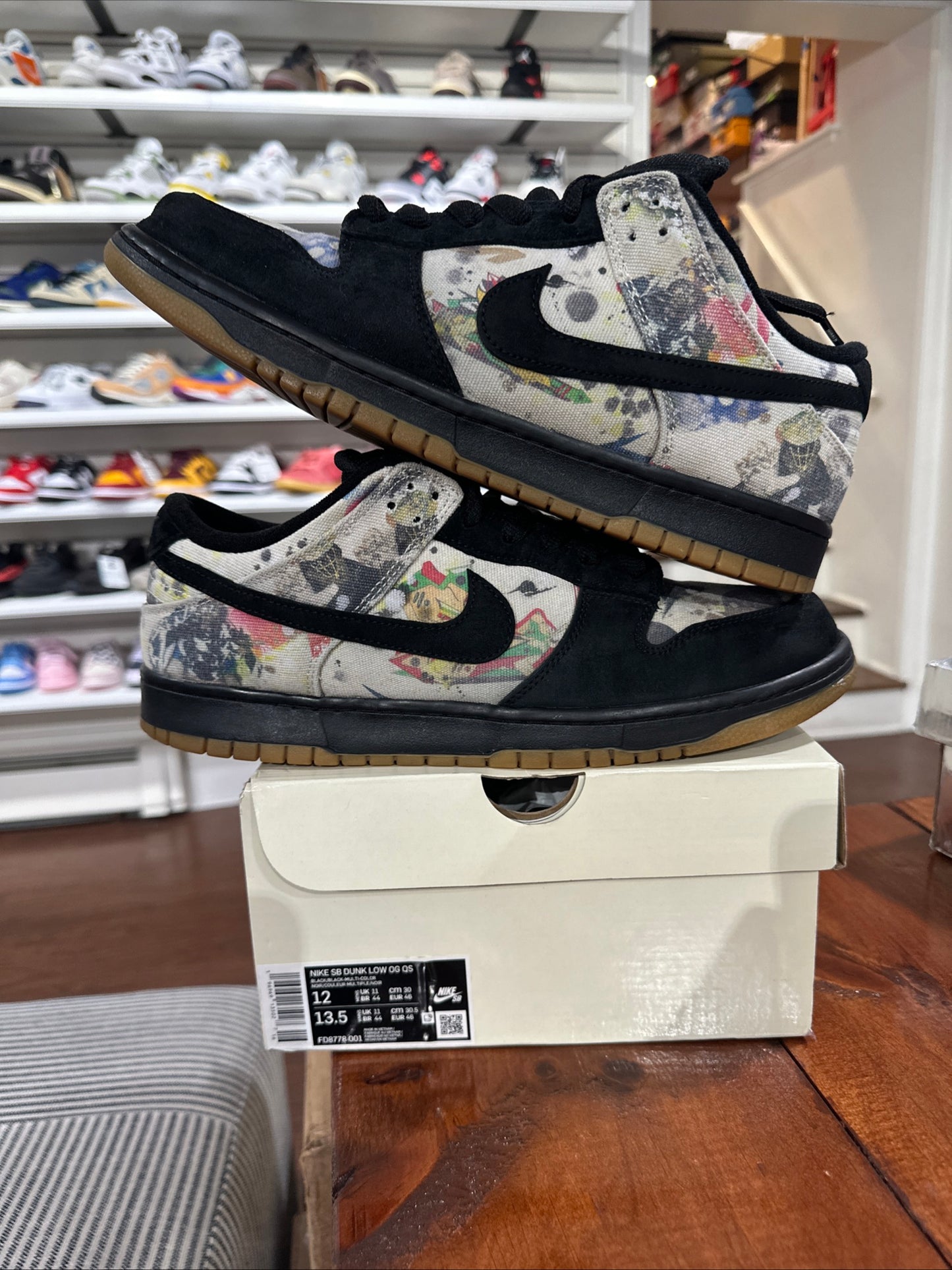 *USED* Dunk Low Supreme Rammellzee (Size 12)