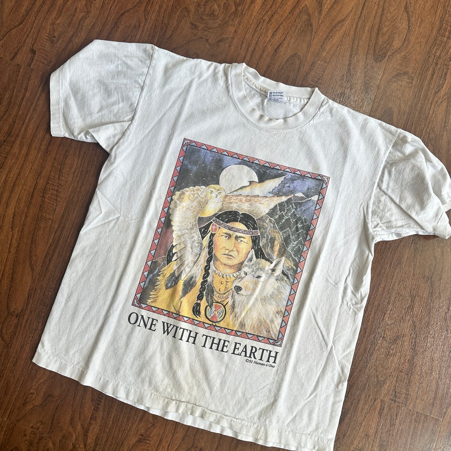 *VINTAGE* One with the Earth Tee (Fits Large)