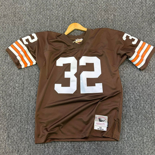 Mitchell And Ness NFL Legacy Collection Authentic Browns Jersey Jim Brown (Mens)