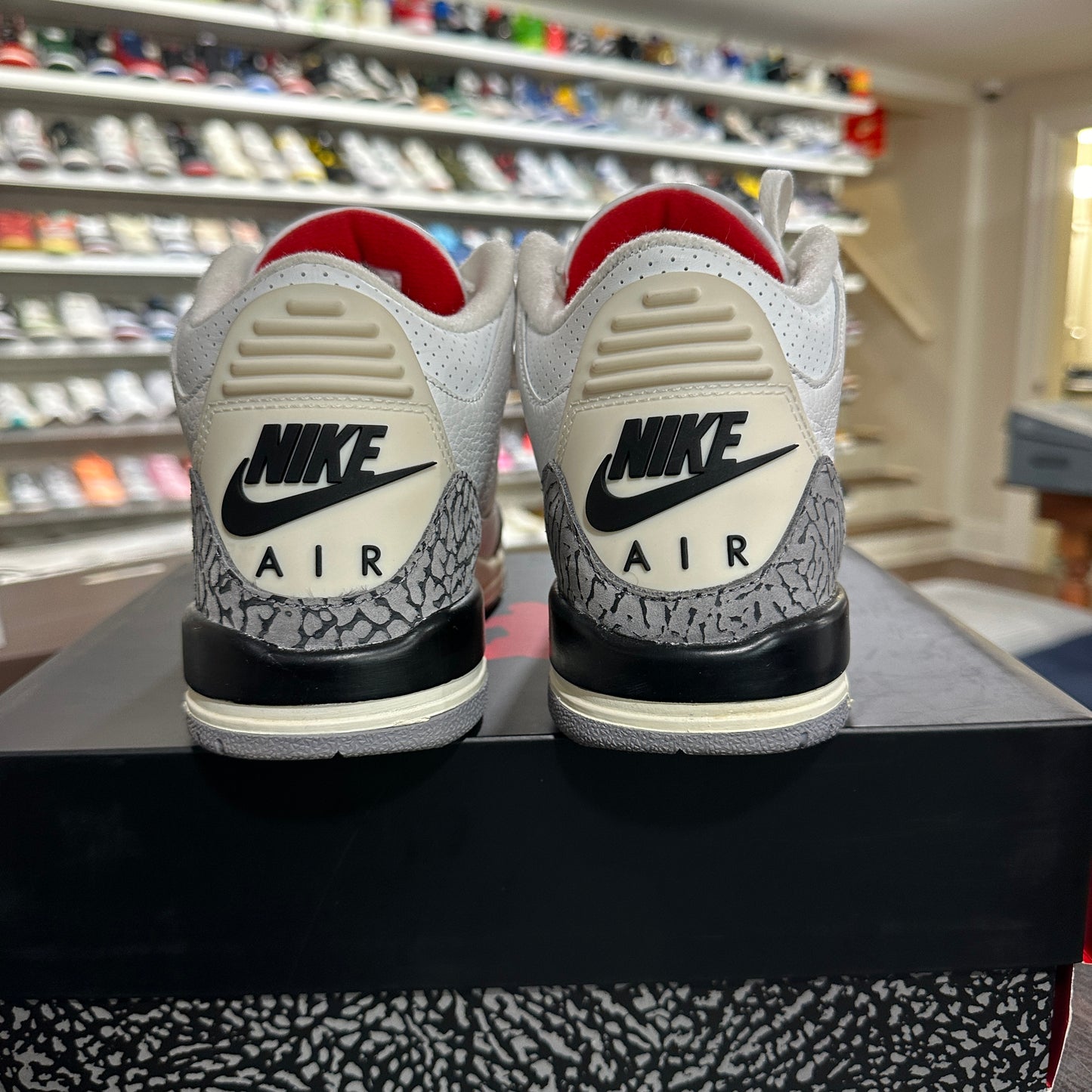 *USED* Air Jordan 3 Reimagined White Cement (size 5.5y)
