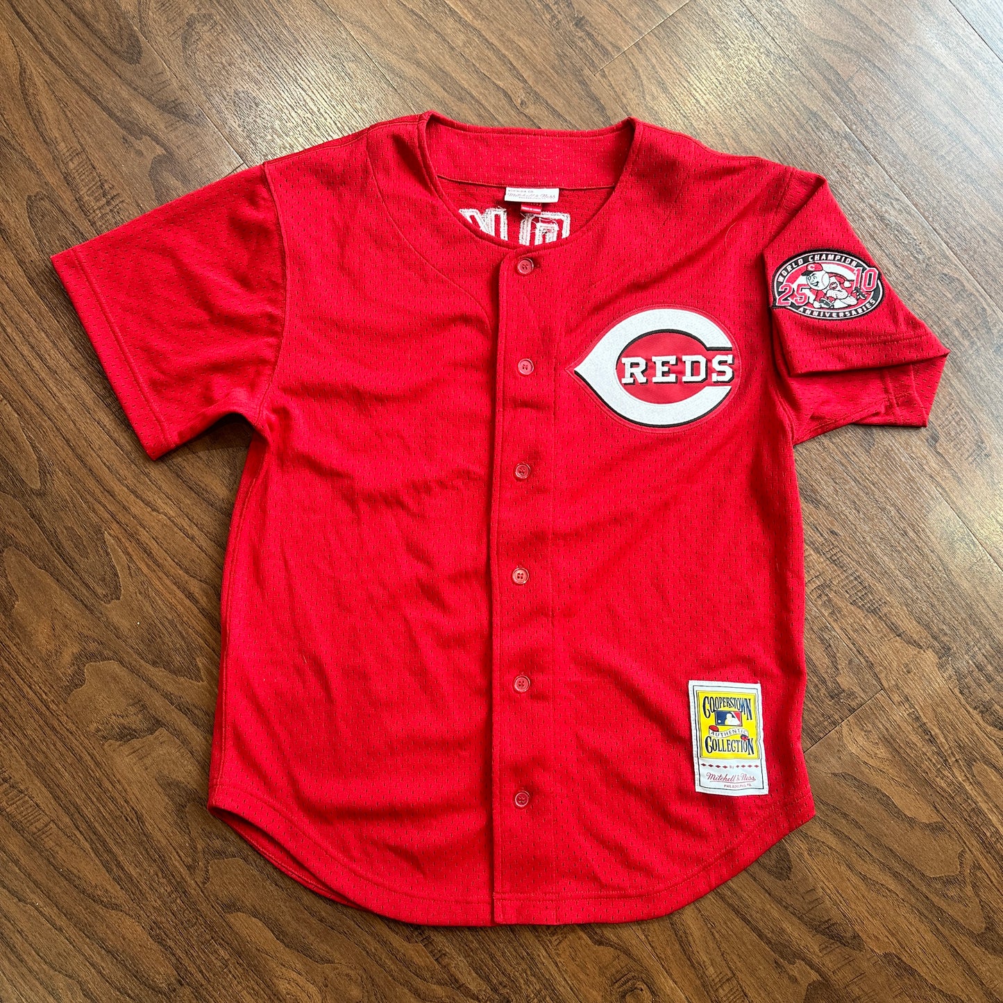 *VINTAGE* Cincinnati Reds Larkin #11 Mitchell & Ness Jersey (FITS MEDIUM)