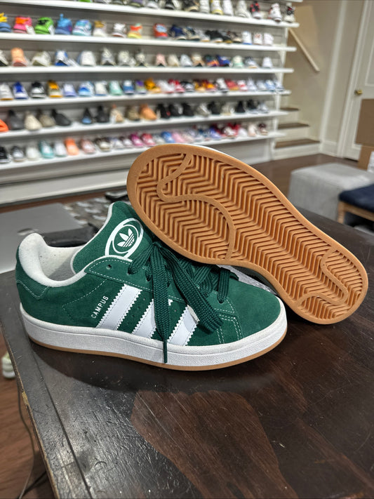 *USED* Adidas Campus 00 Green Gum (Size 5Y)