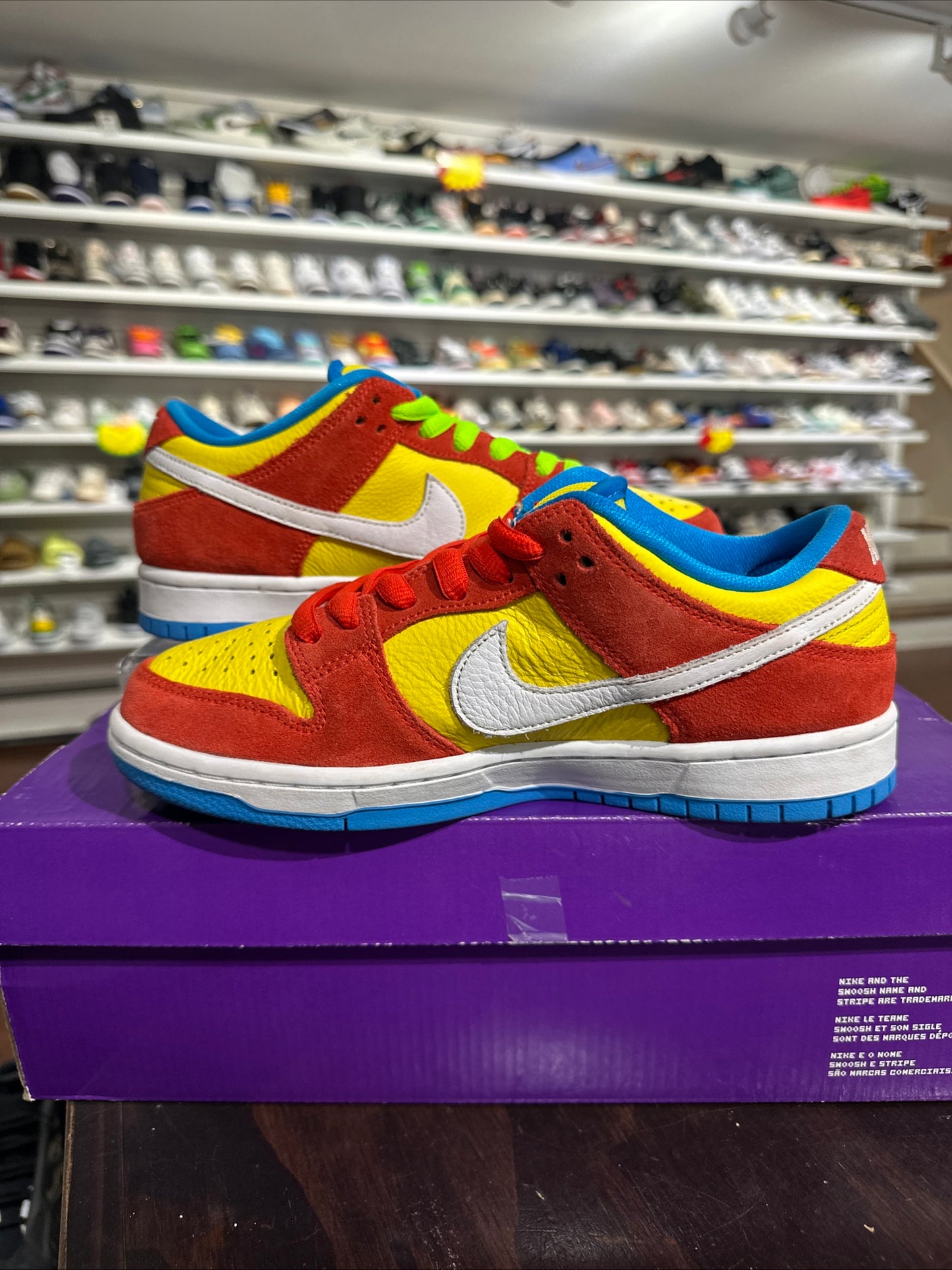 *USED* Bart Simpson Dunk Low SB size 6.5Y