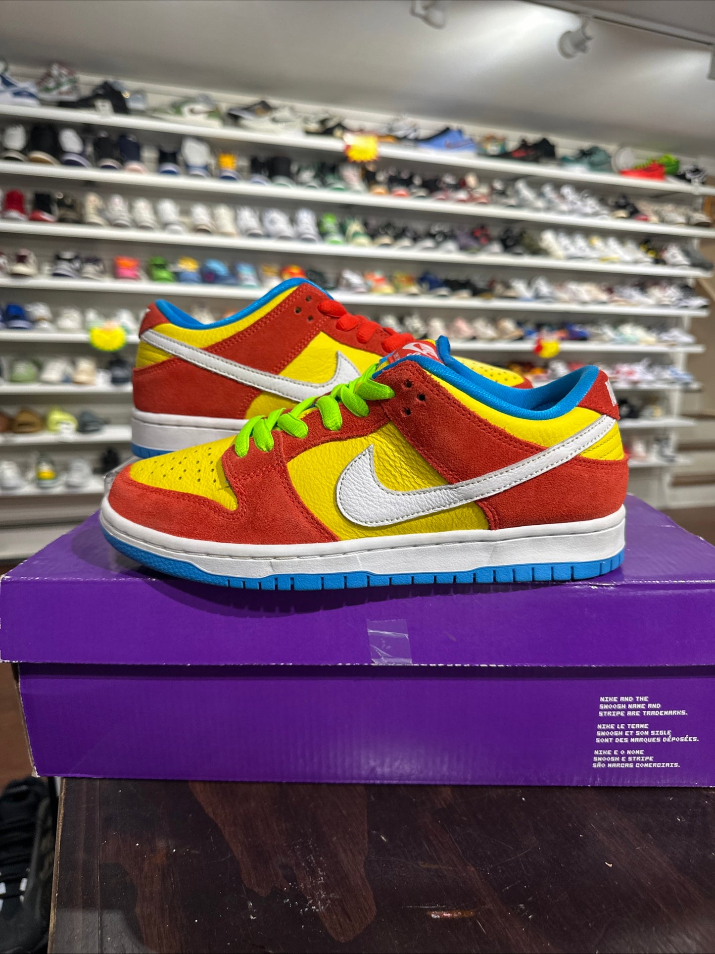 *USED* Bart Simpson Dunk Low SB size 6.5Y