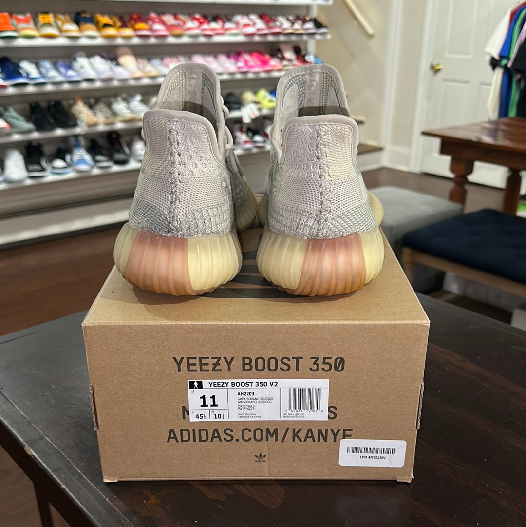 *USED* Yeezy Boost 350 v2 Citrin size 11