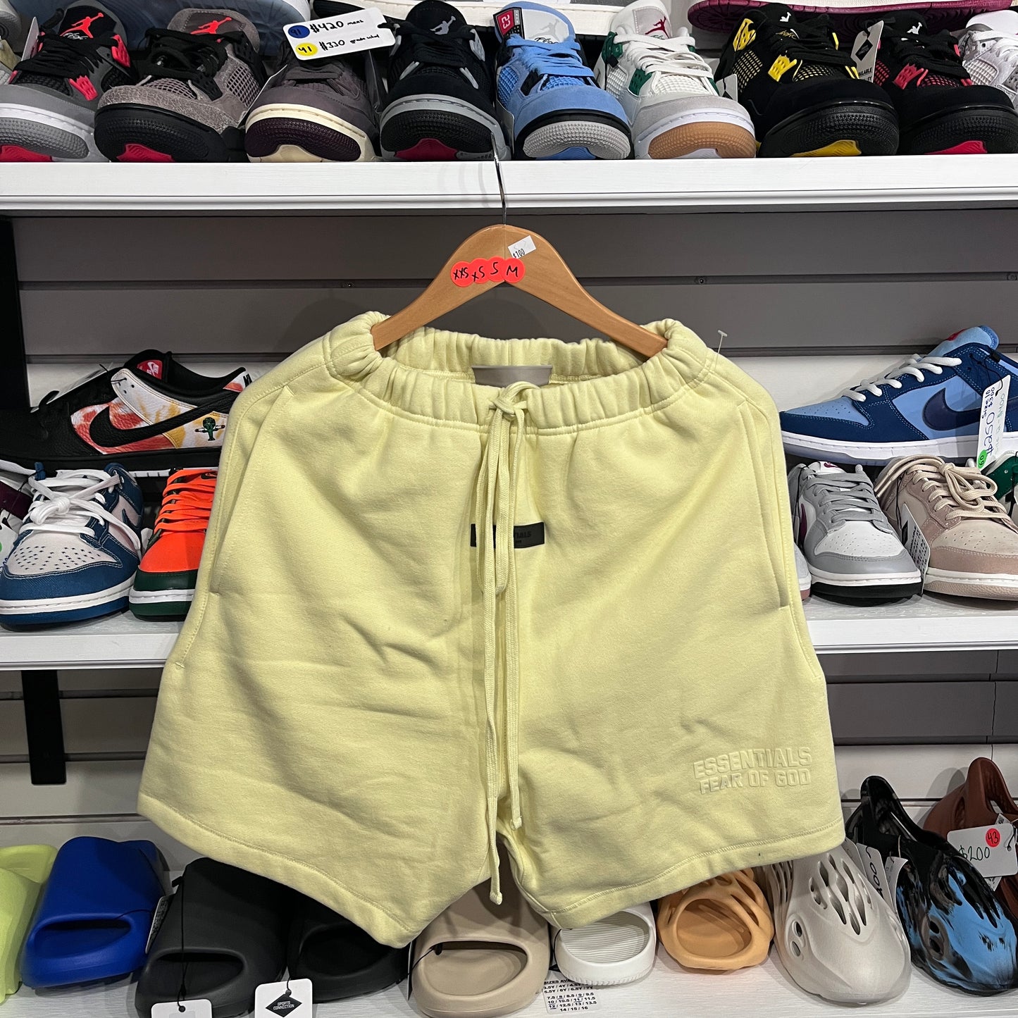 Essentials Fear of God Canary Shorts