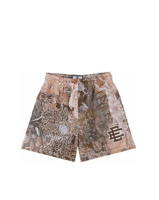 Eric Emanuel Brown Paisley Shorts